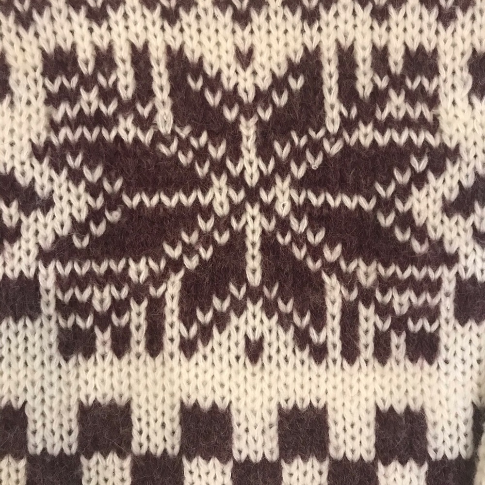 Vintage, FUZE chunky, Fair Isle sweater - Picture 4 of 7